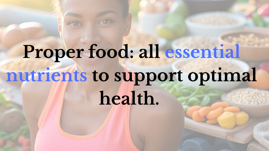 all essential nutrients to support optimal health